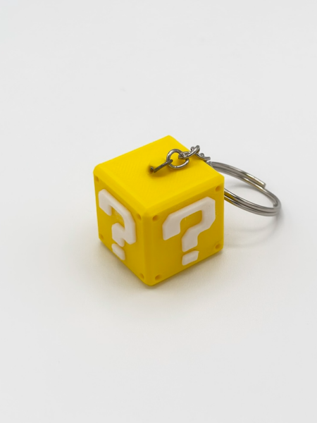 Super Mario Question Block Keychain